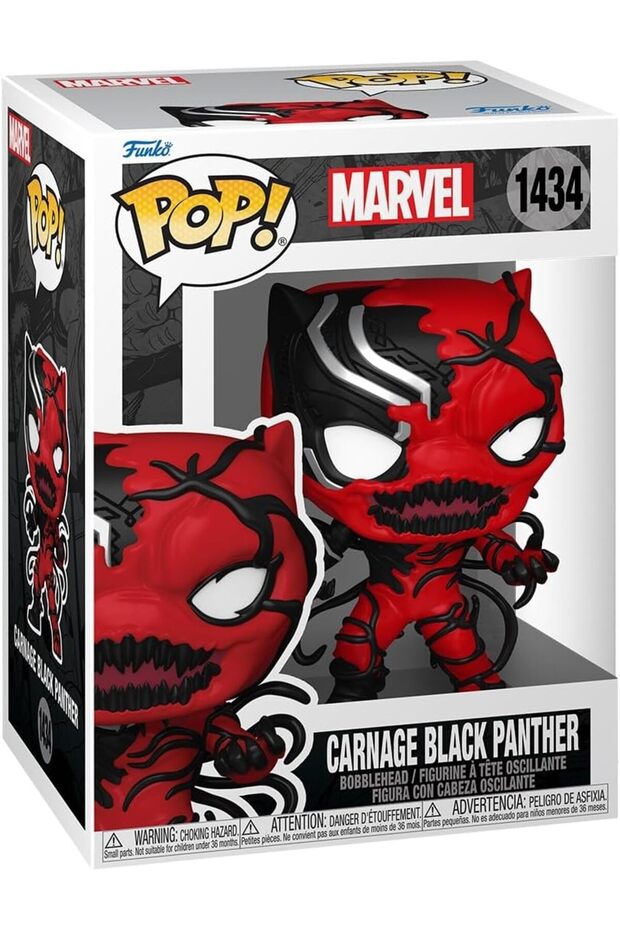 Pop Marvel Carnageized-Carnage Black Panther No:1434 Bobble-Head - 1