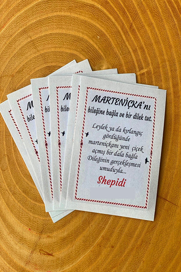 Lot of 10 Gift Martenish Cards and Adhesive Gelatin