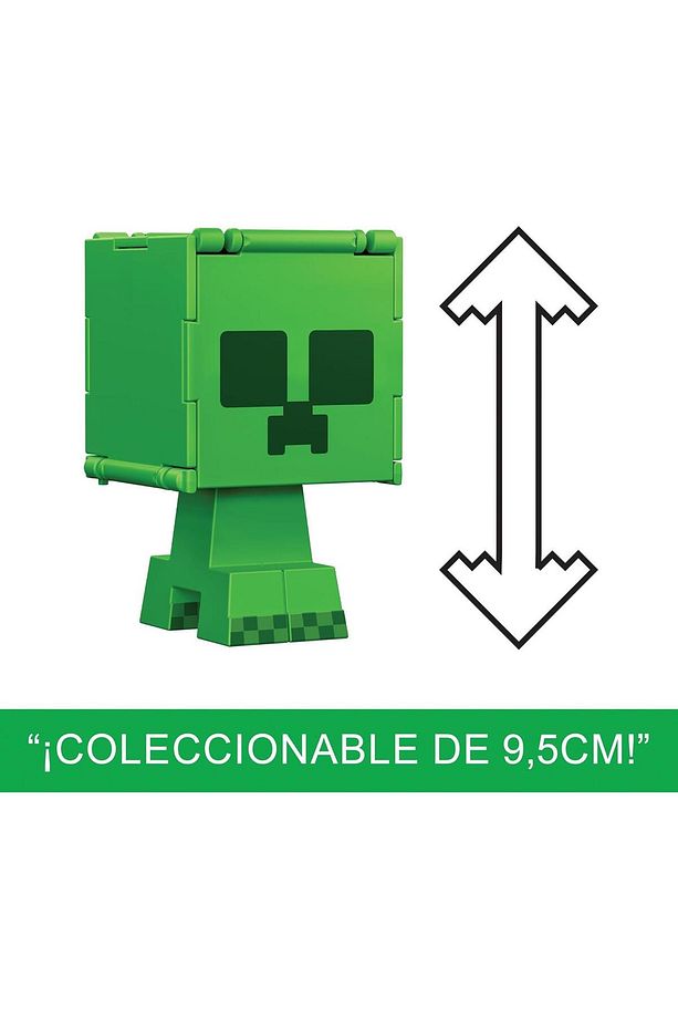 Minecraft Flippin' Figs 2 in 1 - Creeper and Charged Creeper(Creeper Ve Değişen Creeper) - 4