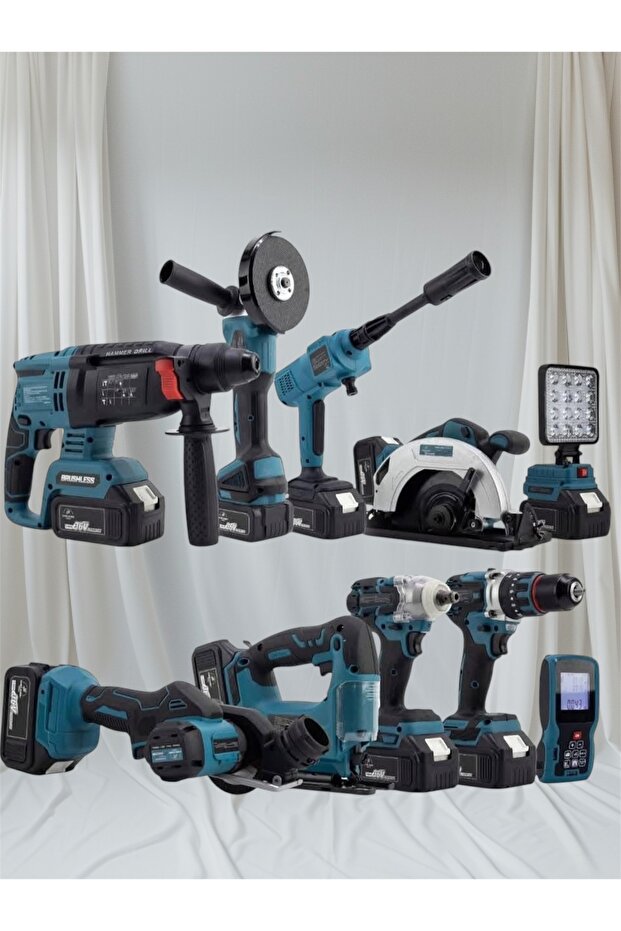 10 lu set matkap seti takımı ful set - 4