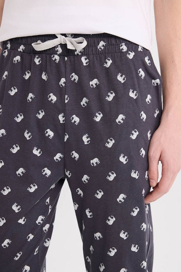 Regular Fit Desenli Cepli Pijama Altı E0497AX25SP - 5