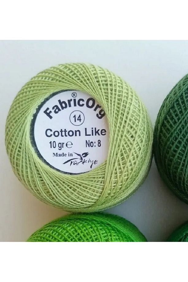 Cotton Like Etamin-kanaviçe Iplik (10 GR-NO8 İP) - TEK YUMAK - 14 Numaralı Renk - 2