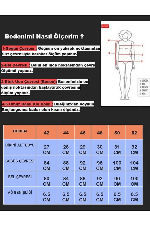 Kadın Fuşya Çiçek Desenli Taş İşlemeli Büyük Beden Astarlı Bikini Takım HZL25S-LC3312 - 6