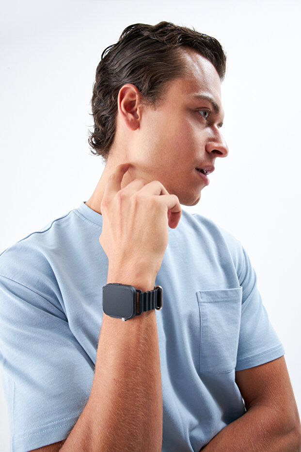 Black Silicone Unisex Digital Led Wrist Watch Apwr 033301