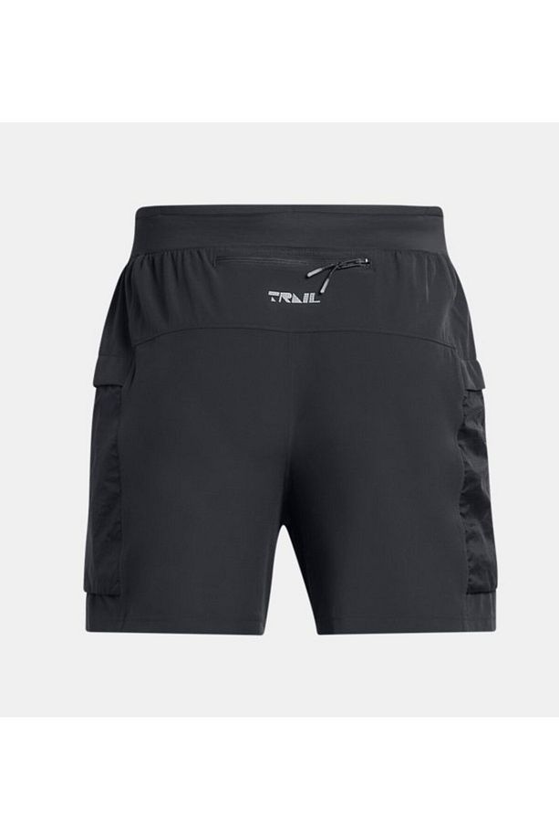 Erkek UA Trail Run 5inch Şort 1383236-016 - 6