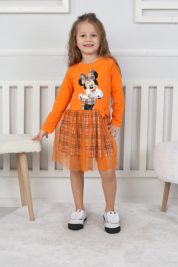 Kız Çocuk Elbise Tüllü - 9