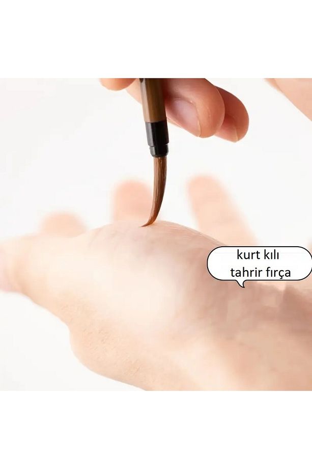 Tahrir Fırça Seti 1-2-3 Numara, Kurt Kılı, Çini, Seramik, Tezhip, Minyatür, Boyama-set 3 Adet - 5