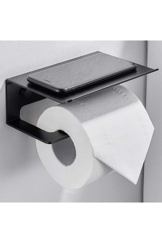 Metal Banyo Wc Kağıt Rulo Peçetelik, Tuvalet Peçete Askılığı Tuvalet Kağıt 3 Basımlık - 4