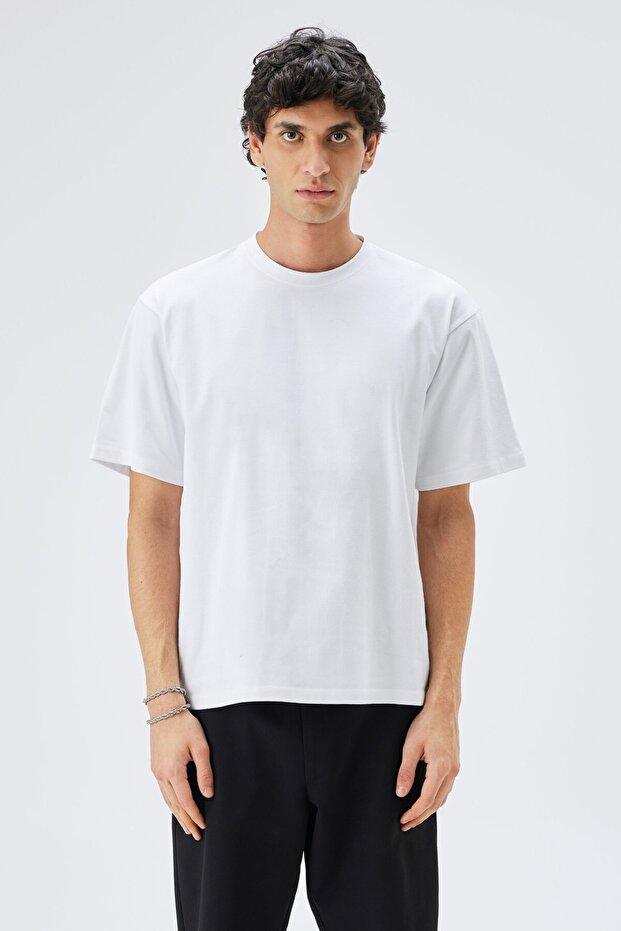 Jeff Tişört - Beyaz - 1