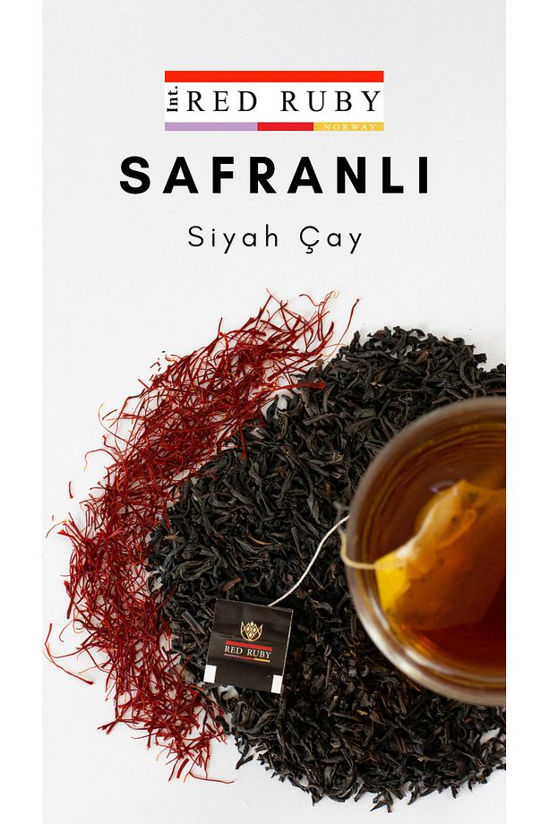 Organik Safranlı Siyah Poşet Çay 30 Gr - 6