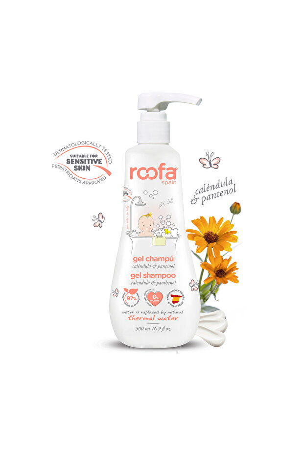 Gel Shampoo For Newborns & Babies With Sensitive Skin 500ml