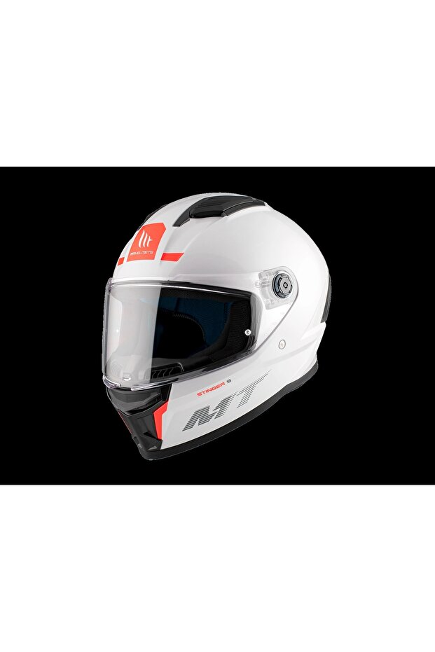 KASK MT STINGER A0 PARLAK BEYAZ