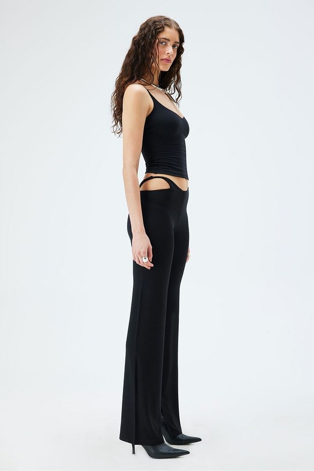 Poly Pantolon - Siyah - 3