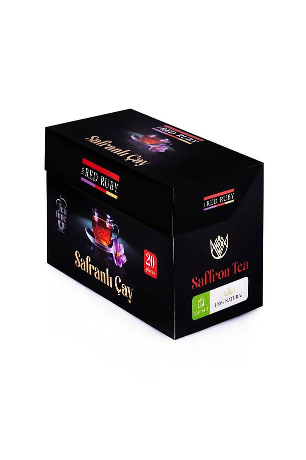 Organik Safranlı Siyah Poşet Çay 30 Gr - 1