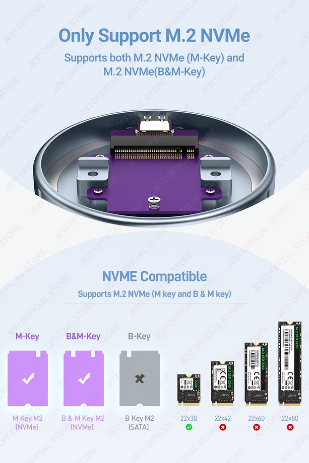 JEYI 2230 M.2 Nvme Ssd Kutusu Magsafeli 10Gbps Süper Hızlı Manyetik Telefon Tablet Macbook İpad Lapt - 4