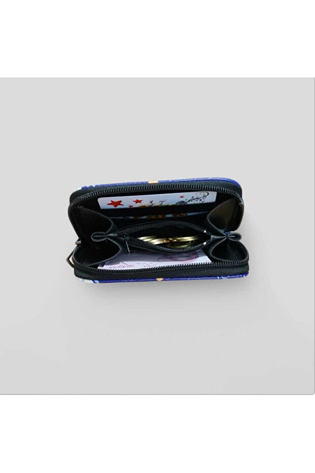 Astronaut Patterned Children's Wallet - 3