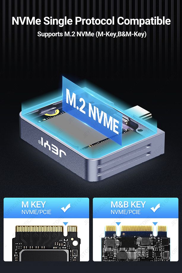 Jeyı Zebra 2230 M.2 Nvme Ssd Kutusu Type-c 3.2 10gbps Süper Hızlı Manyetik Mıknatıs Son Teknoloji - 3