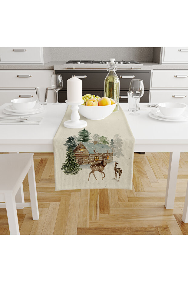 Ramadan Runner - نمط ميكروبيك قابل للغسل، 140x56 - 1