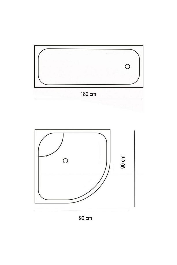 Banyo Paspas Ve Tek Kanat Duş Perdesi 1x180x200 Set Banyo Halısı Whale - 6