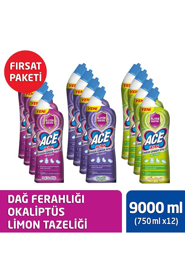 Ultra Yoğun Kıvamlı Çamaşır Suyu Fırsat Paketi (x12) - 1