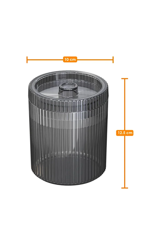 Multi-Purpose Spice Pulses Food Storage Container Set with 6 Lids Round 700ml - 2