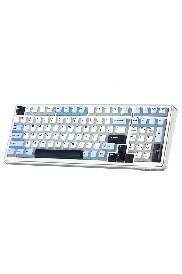 F99 3 Modlu Rgb Hot Swap Mekanik Linear Graywood V3 Switch Kablosuz Makrolu Klavye Lacivert - 2
