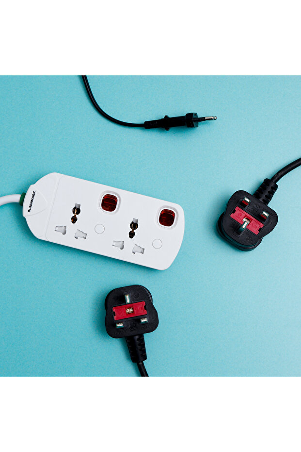 مقبس تمديد ثنائي الاتجاه بطول 2 متر، مادة نحاسية عالية الجودة - 4