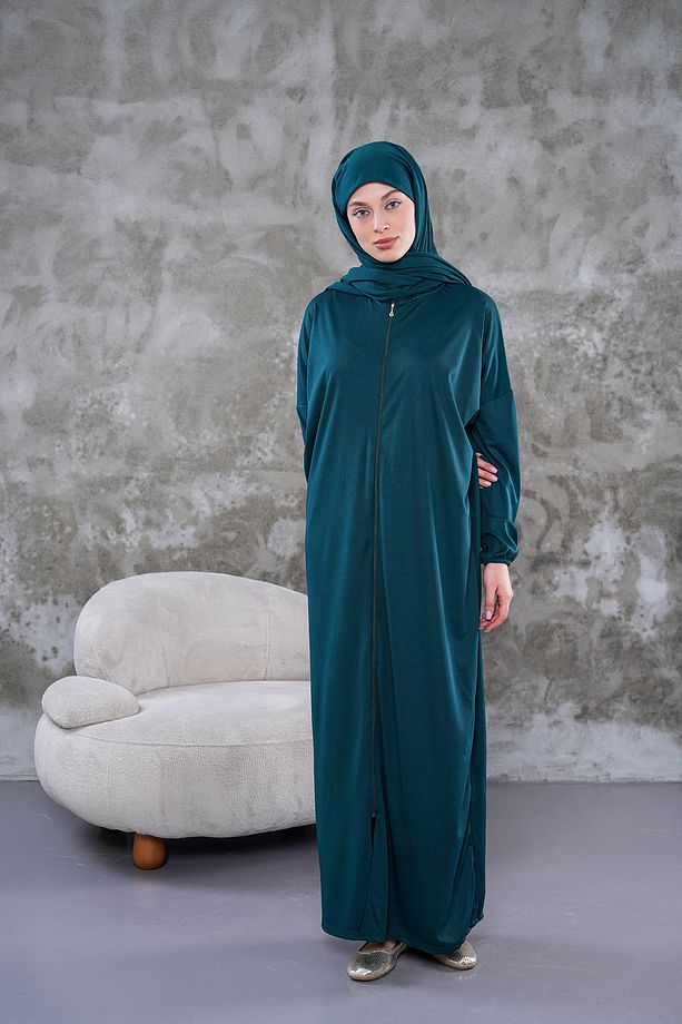 Şal Model Tek Parça Namaz Elbisesi - 3