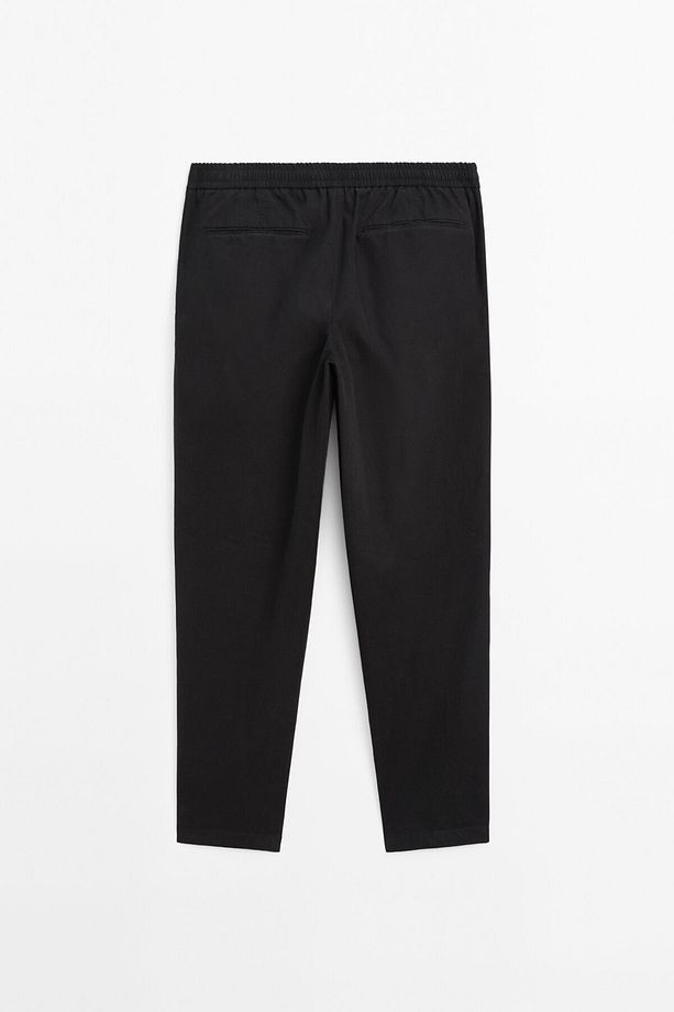 Poplin jogger pantolon - 7