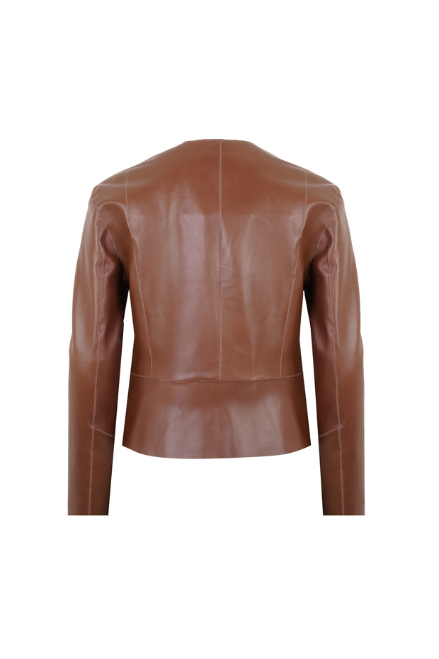 Cambree Taba Kadın Deri Ceket - 3