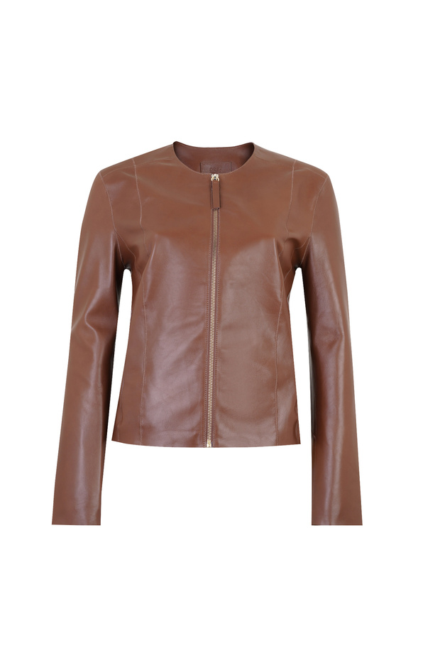 Cambree Taba Kadın Deri Ceket - 2