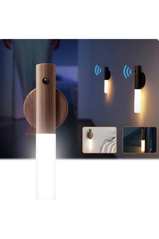 Akıllı Hareket Sensörlü Lamba 18cm Uzunluk Gece Lambası Işık İç Mekan Led Usb Şarjlı - 2