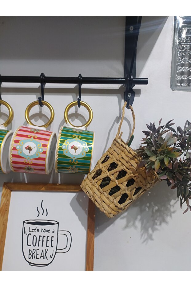 Multi-Purpose Decorative Wicker Kitchen Basket - 4