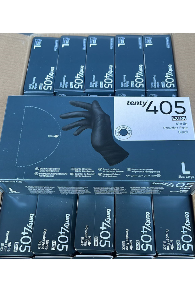 405 Extra Nitril Eldiven 100lü L Beden - 3