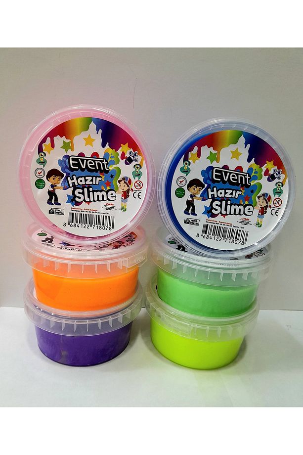 EVENT 6 Farklı Renk Slime Set Hazır Slaym Oyun Hamuru - 2
