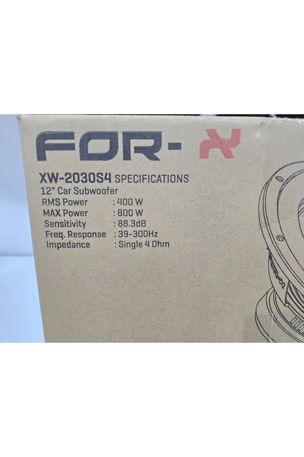 XW-2030S4 30 CM 800 WAT 400 RMS BAS SUBWOOFER - 6