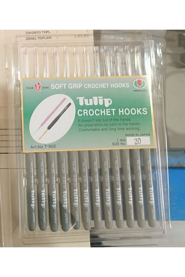 Silikon Yumuşak Saplı Örgü-dantel Tığı 20 Numara 0,6 mm - 5