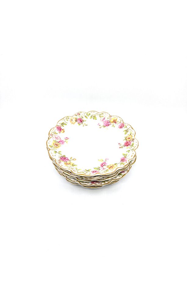 6 lı Limoges Dupont Fourdrigniers Anvers Tabak Takımı - 2