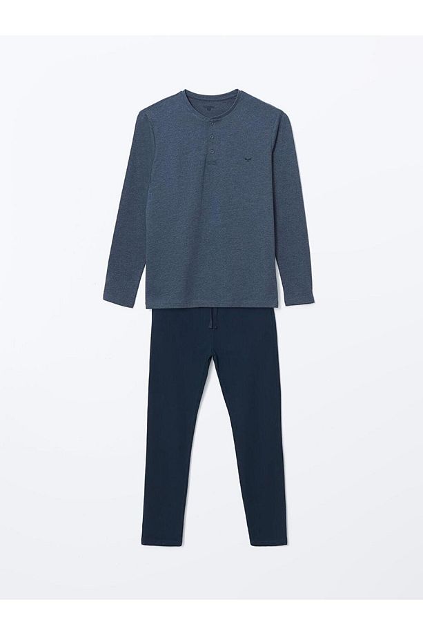 Standart Kalıp Erkek Pijama Takımı - 1