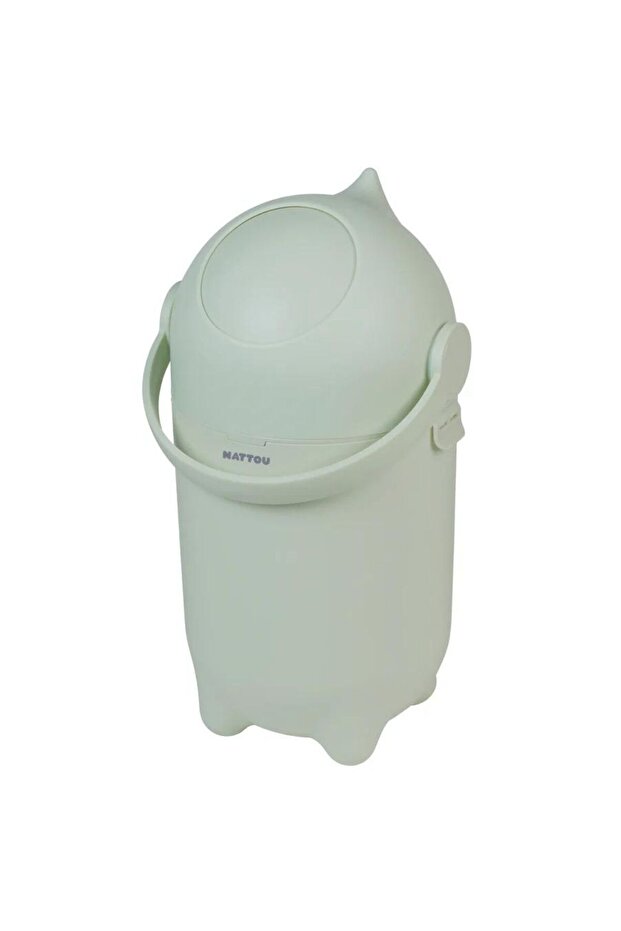 Dropy Green Lid Baby Diaper Trash Can 20 Lt