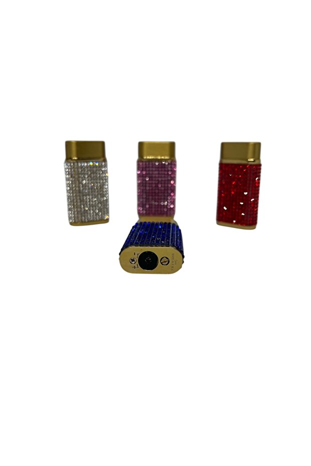 (Karışık Stok) 1 Adet Metal Tek Torch Jet Alev Gazlı Doldurulabilir Kristal Puro Çakmak - 2