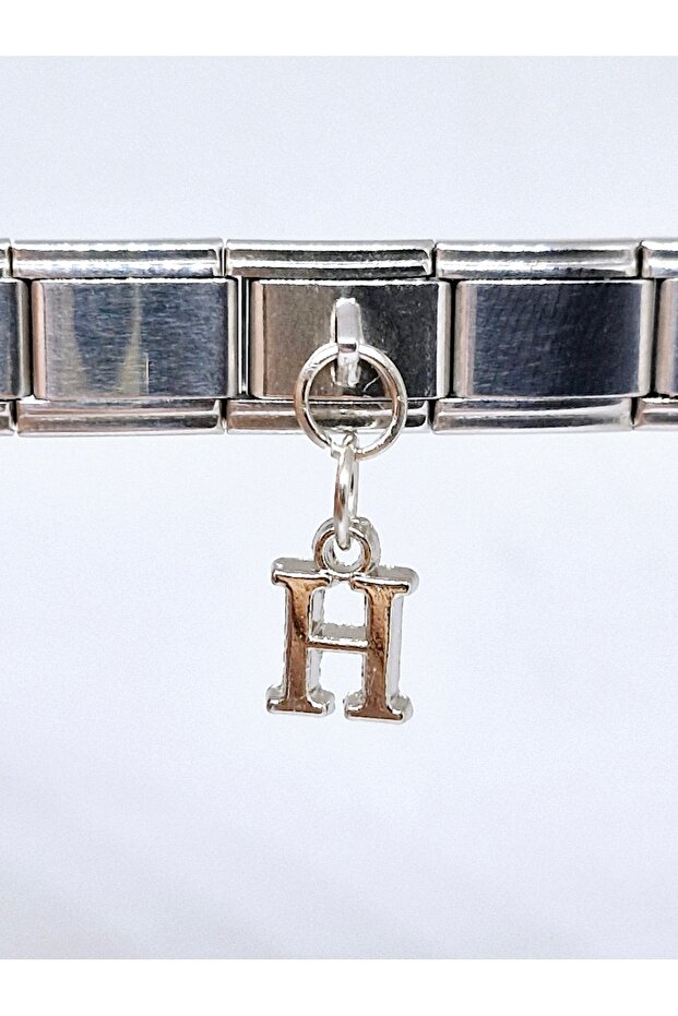 Letter H Italian Bracelet Charm 1 Piece