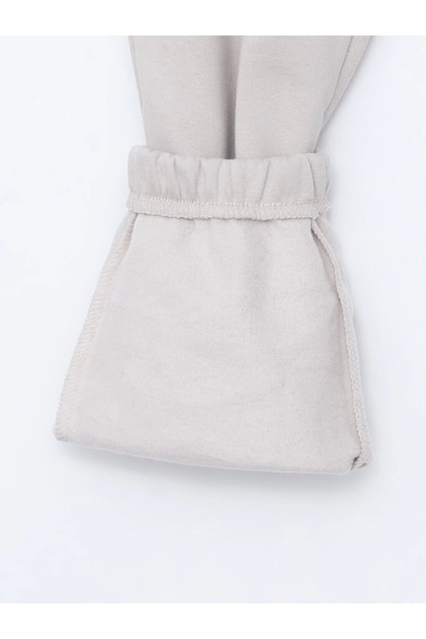 Lcw Vision Gri Beli Lastikli Kadın Kalın Jogger Eşofman Altı - 7