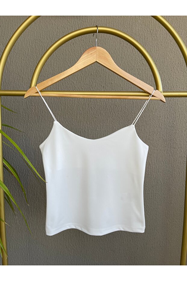 جسم قصير بدون ظهر مع أشرطة رفيعة - 1