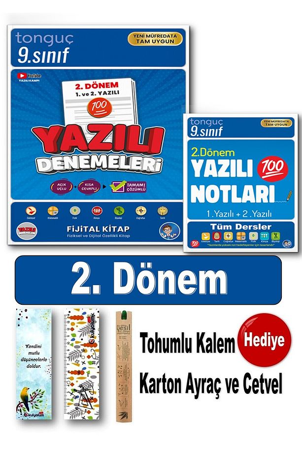 9. Sınıf 2. Dönem 1 ve 2. Yazılı Notları ve Denemeleri - 1