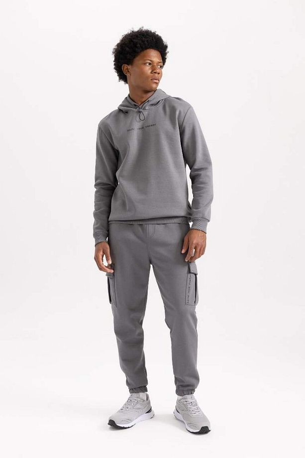 DeFactoFit Standart Fit Kargo Cepli Jogger Eşofman Altı - 3