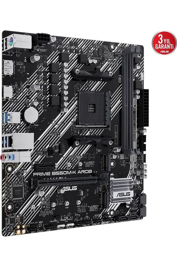 Prıme B550m-k Argb Am4 Ddr4 Ses Glan Dp/hdmı Sata3 Usb3.2 Matx - 4