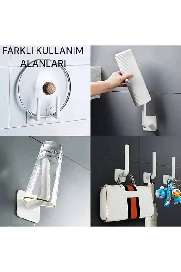 Havlu Askılığı / Kağıt Havluluk - Yapışkanlı Sistem Çok Fonksiyonlu Kullanım - 1