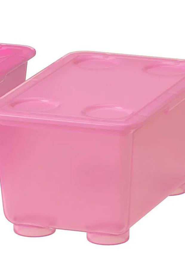 Kapaklı Saklama Kutusu Seti Düzenleme Kutusu 3 lü Set 17X10cm DD040 - 2
