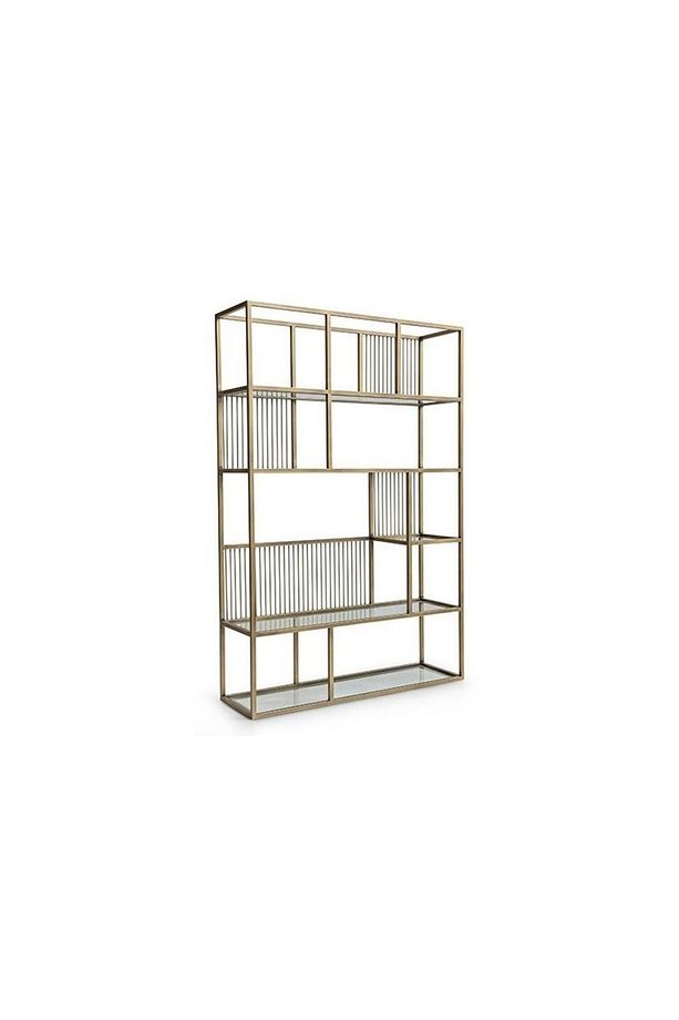 Lola Metal Kitaplık, Pirinç 120 Cm - 4